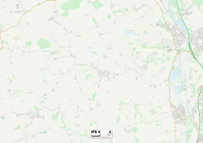Gerahmter Druck : Baberg IP8 4 Karte Gerahmter Druck : Baberg IP8 4 Karte