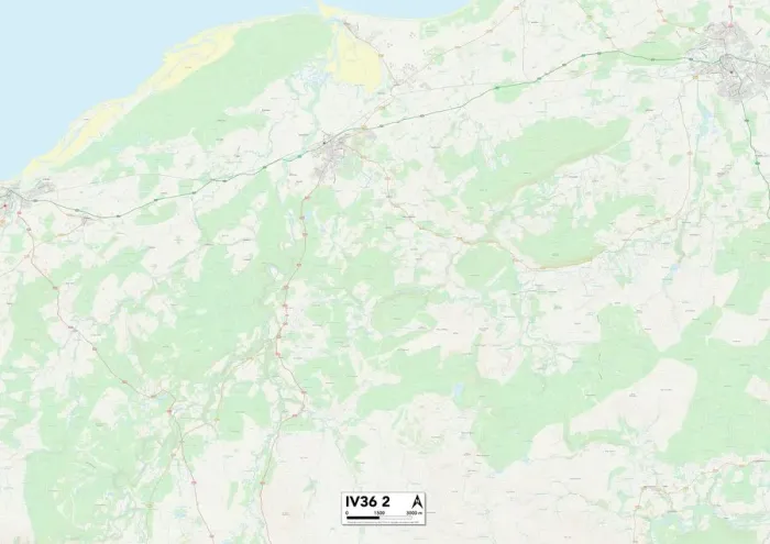 Gerahmter Druck : Morag IV / 36, Karte 2