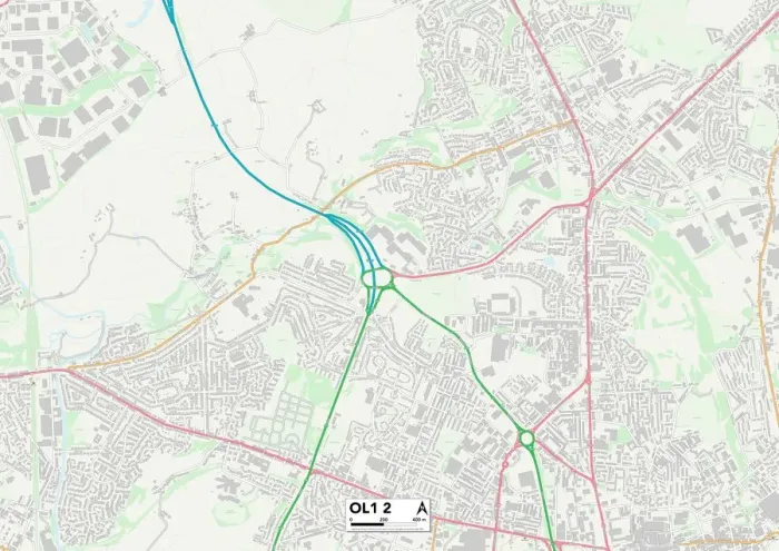 Gerahmter Druck : Altstadt, Ol10, Karte Gerahmter Druck : Altstadt, Ol10, Karte