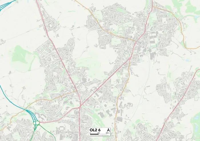 Gerahmter Druck : Altstadt, Deutschland