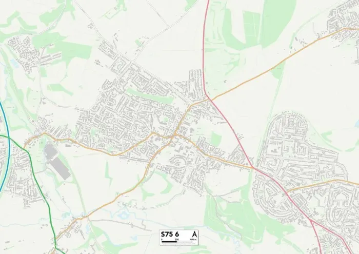 Gerahmter Druck : Barnsley S75 6 Karte