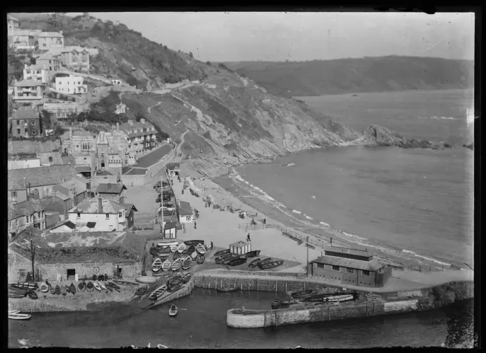 Gerahmter Druck : Ost-Looe-Strand und -Seestraße Gerahmter Druck : Ost-Looe-Strand und -Seestraße