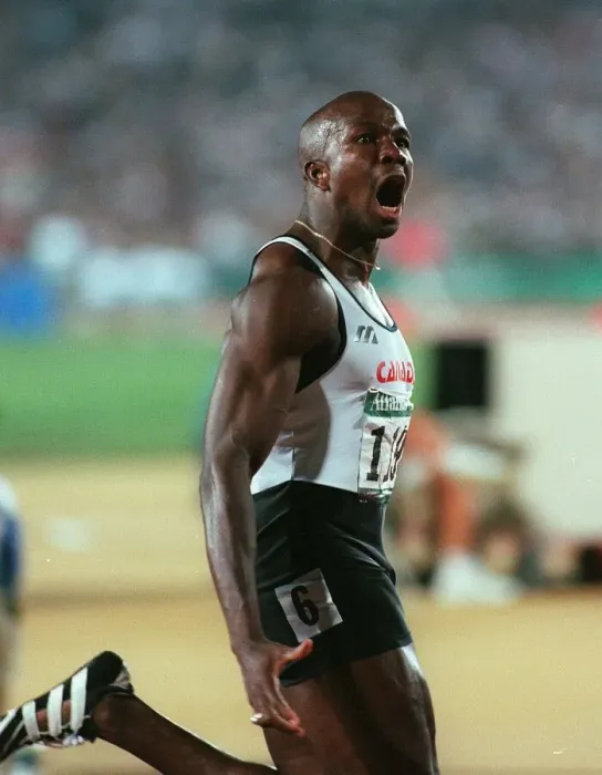 Gerahmter Druck : Donovan Bailey Gerahmter Druck : Donovan Bailey
