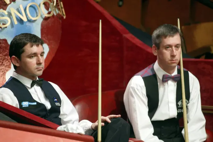 Gerahmter Druck : Alan McManus und Nigel Bond Gerahmter Druck : Alan McManus und Nigel Bond