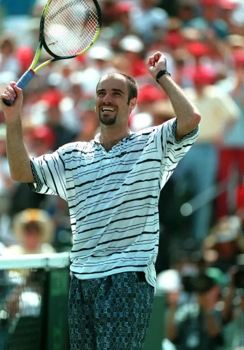 Gerahmter Druck : André Agassi Gerahmter Druck : André Agassi