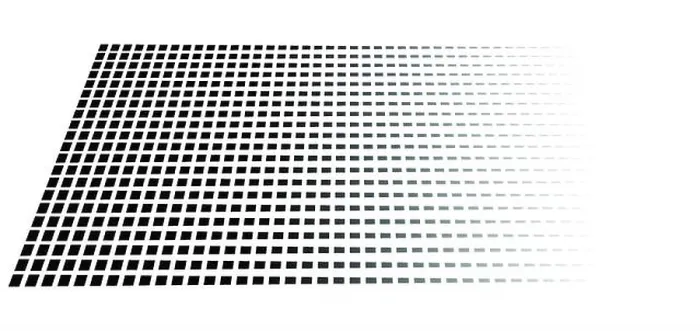Gerahmter Druck : 3D-segmentierte, gestrichelte Linien geometrische Muster. Verschwinden, abnehmen Linien in Perspektive. Unregelmäßige Abfärbungstreifen. Gerahmter Druck : 3D-segmentierte, gestrichelte Linien geometrische Muster. Verschwinden, abnehmen Linien in Perspektive. Unregelmäßige Abfärbungstreifen.