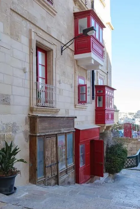 Gerahmter Druck : Architektur von La Valetta in Malta Gerahmter Druck : Architektur von La Valetta in Malta