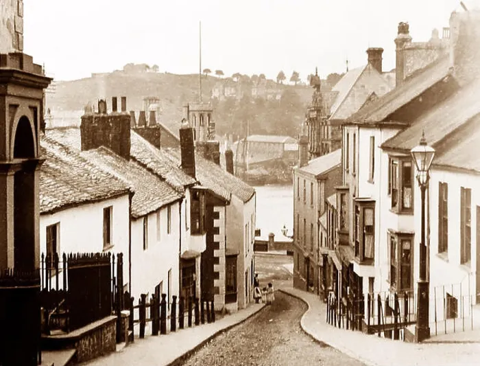 Gerahmter Druck : Bideford, Devon, frühes 1900 Gerahmter Druck : Bideford, Devon, frühes 1900