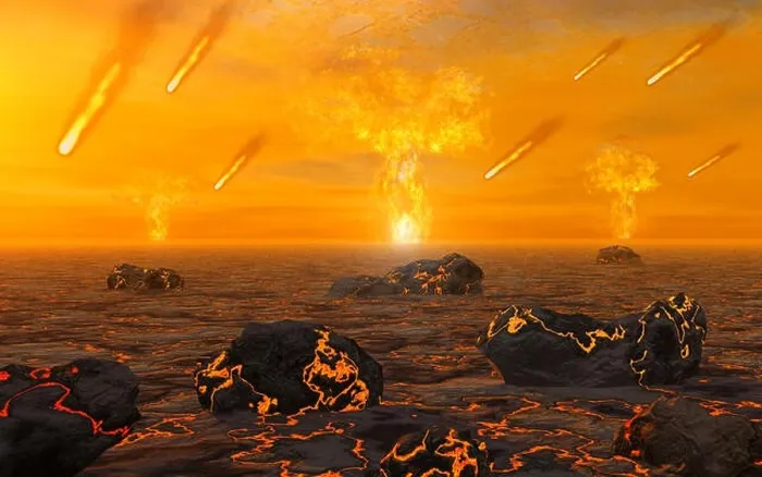 Gerahmter Druck : Geburt eines Planeten Gerahmter Druck : Geburt eines Planeten