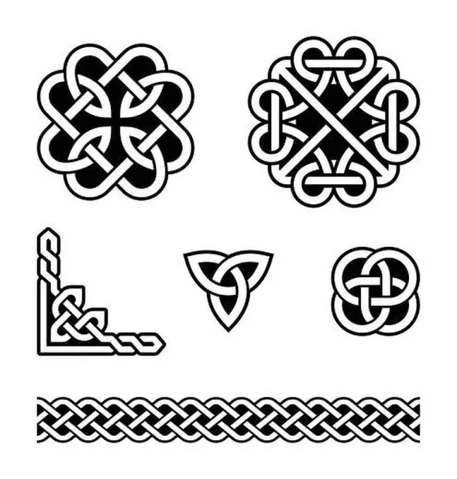 Gerahmter Druck : Zelten Knotenmuster - Vektor Gerahmter Druck : Zelten Knotenmuster - Vektor