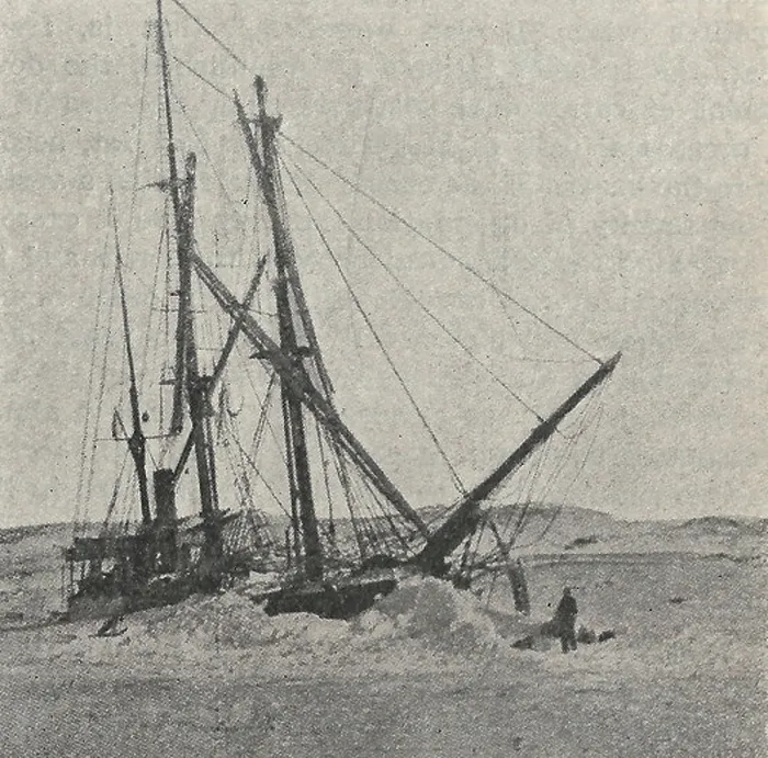 Gerahmter Druck : Das Danemark im Eis, 1907 Gerahmter Druck : Das Danemark im Eis, 1907