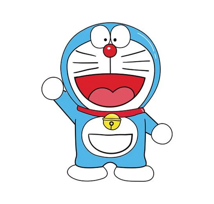 Gerahmter Druck : Doraemon Cute Vektor-Illustration Gerahmter Druck : Doraemon Cute Vektor-Illustration