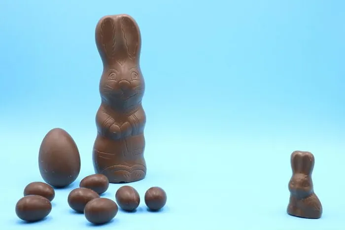 Gerahmter Druck : Osterchokoladenzusammensetzung Gerahmter Druck : Osterchokoladenzusammensetzung