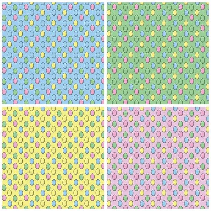 Gerahmter Druck : Oster-Eier-Texture-Sammlung Gerahmter Druck : Oster-Eier-Texture-Sammlung