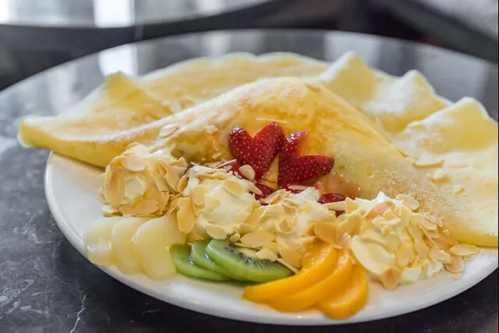 Gerahmter Druck : Exotischer Früchtekrapfen Gerahmter Druck : Exotischer Früchtekrapfen