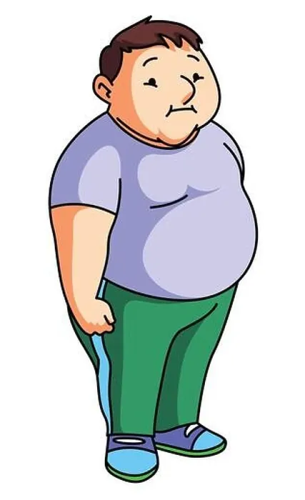 Gerahmter Druck : Fat Man. Fett Mann Fett Mann Gerahmter Druck : Fat Man. Fett Mann Fett Mann