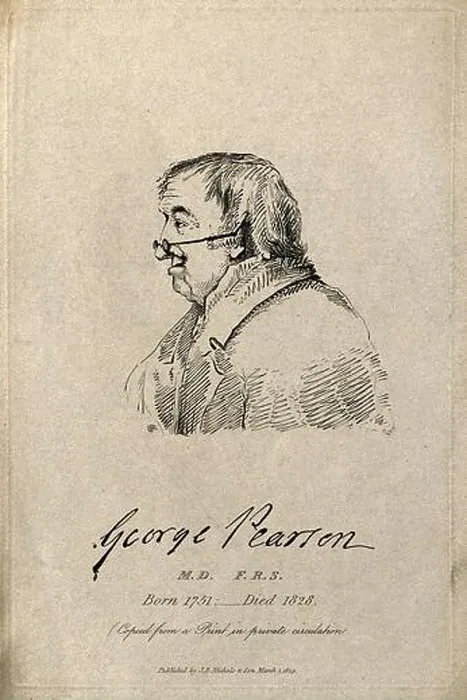 Gerahmter Druck : George Pearson. Radierung, 1829 Gerahmter Druck : George Pearson. Radierung, 1829