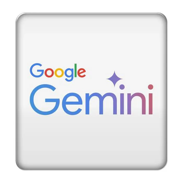 Gerahmter Druck : Google Gemini Logo Icon