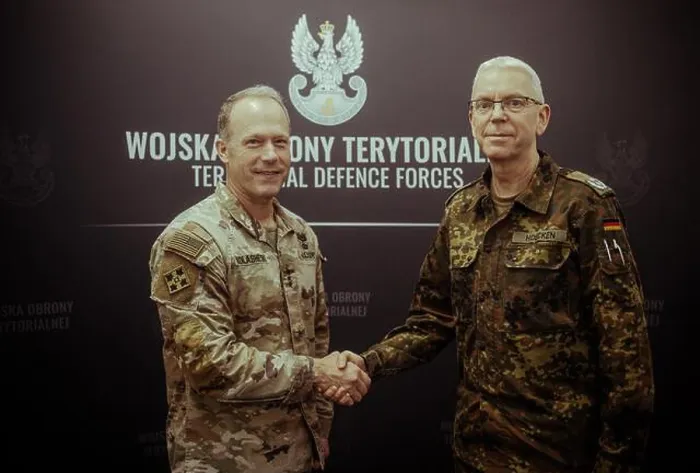 Gerahmter Druck : Generalleutnant John S. Kolasheski, Kommandierender General der V. Korps Gerahmter Druck : Generalleutnant John S. Kolasheski, Kommandierender General der V. Korps