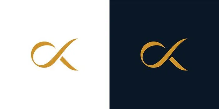 Gerahmter Druck : Moderne und elegante CK-Initialen-Logo-Design. Gerahmter Druck : Moderne und elegante CK-Initialen-Logo-Design.