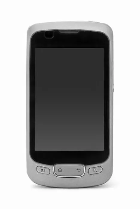Gerahmter Druck : Alter Touchscreen-Handheldgerät Gerahmter Druck : Alter Touchscreen-Handheldgerät