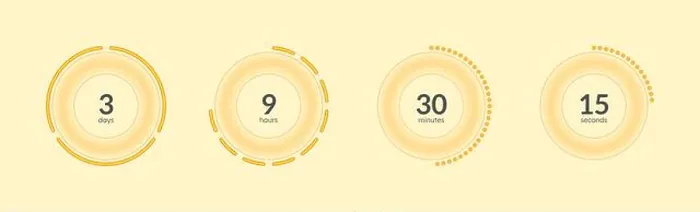 Gerahmter Druck : Orangene Neon-Dotter runder Countdown-Timer. Gerahmter Druck : Orangene Neon-Dotter runder Countdown-Timer.