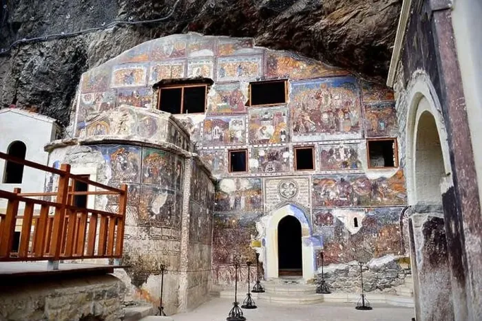 Gerahmter Druck : Der orthodoxe Klosterort von Sumele Gerahmter Druck : Der orthodoxe Klosterort von Sumele