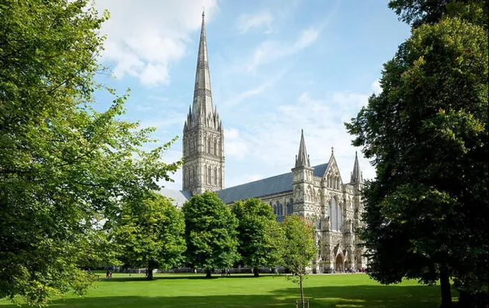 Gerahmter Druck : Salisbury Cathedral Gerahmter Druck : Salisbury Cathedral