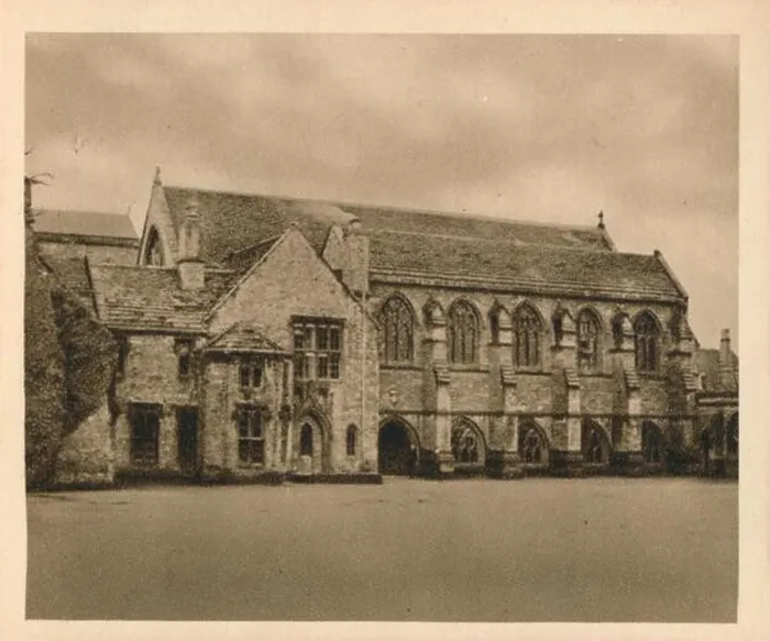 Gerahmter Druck : Sherborne School, 1923