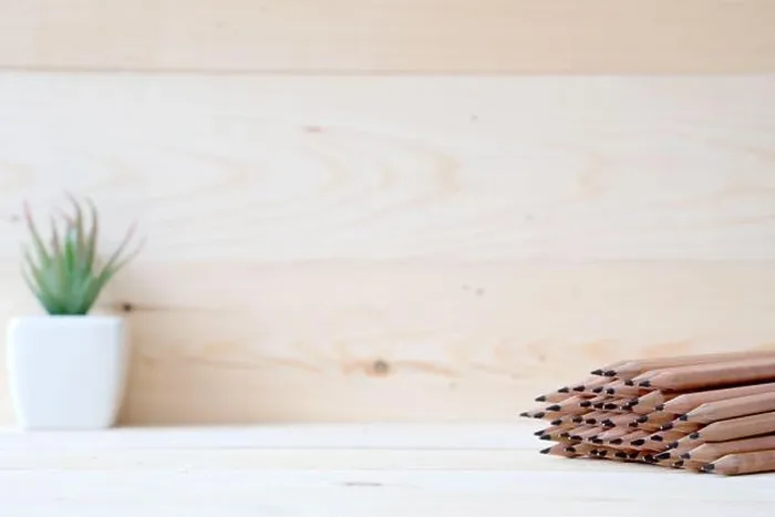 Gerahmter Druck : Baumstammstifte Gerahmter Druck : Baumstammstifte