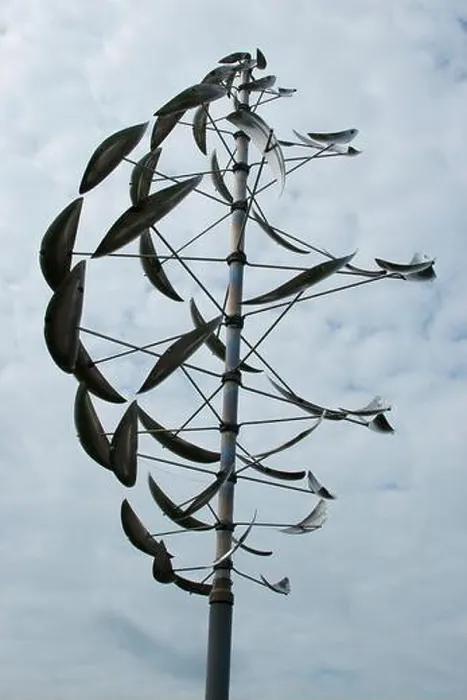 Gerahmter Druck : Ein Windmühlenrad am Outer Harbor von Buffalo. Gerahmter Druck : Ein Windmühlenrad am Outer Harbor von Buffalo.