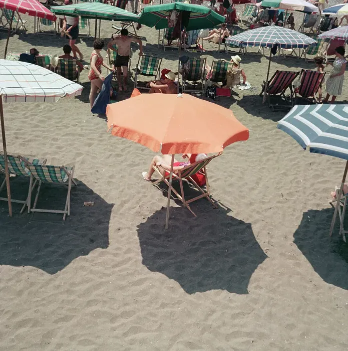 Gerahmter Druck : Die Strandlandschaft von Cecina Gerahmter Druck : Die Strandlandschaft von Cecina