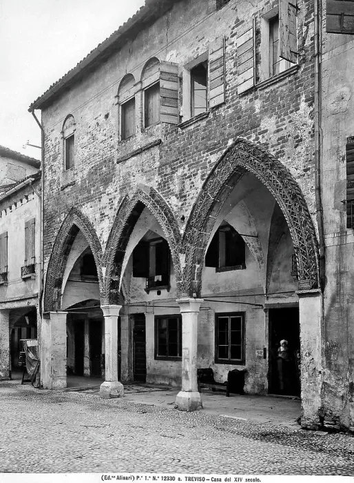 Gerahmter Druck : Fassade eines venezianischen Palastes