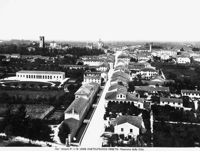 Gerahmter Druck : Panorama von Castelfranco Veneto Gerahmter Druck : Panorama von Castelfranco Veneto