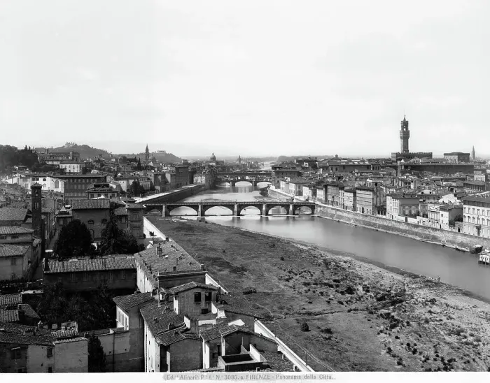 Gerahmter Druck : Panoramaansicht von Florenz