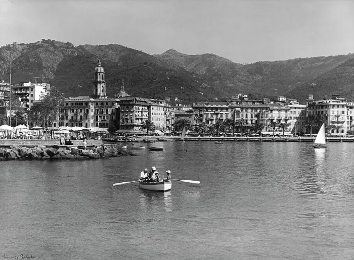 Gerahmter Druck : Ansicht von Rapallo Gerahmter Druck : Ansicht von Rapallo