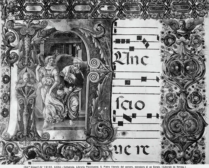 Gerahmter Druck : Die Bibliothek der Piccolominis Gerahmter Druck : Die Bibliothek der Piccolominis