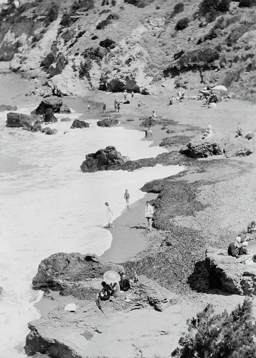 Gerahmter Druck : Toskanische Strandlandschaft Gerahmter Druck : Toskanische Strandlandschaft