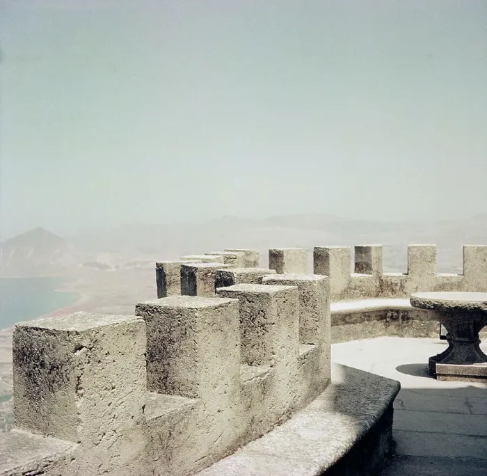 Gerahmter Druck : Panorama von Erice