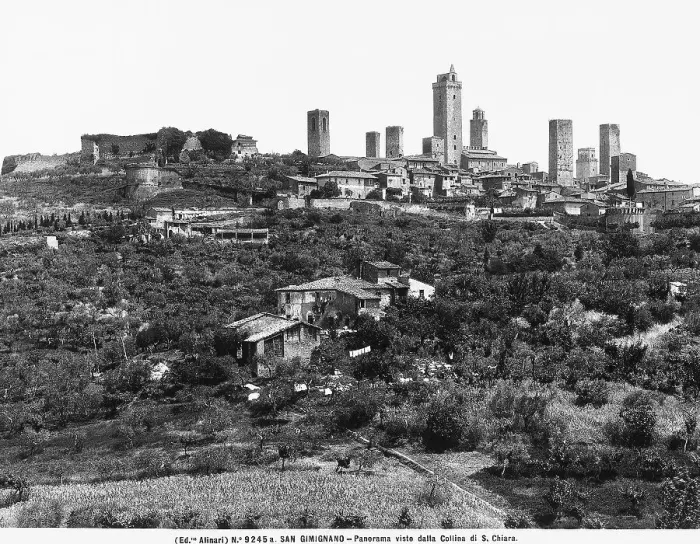 Gerahmter Druck : Panorama von San Gimignano Gerahmter Druck : Panorama von San Gimignano