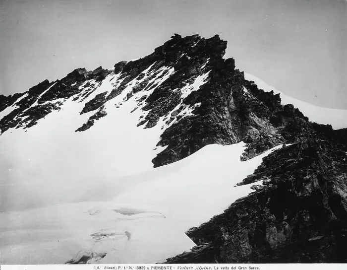 Gerahmter Druck : Blick vom Gipfel des Gran Sasso in Piemont Gerahmter Druck : Blick vom Gipfel des Gran Sasso in Piemont