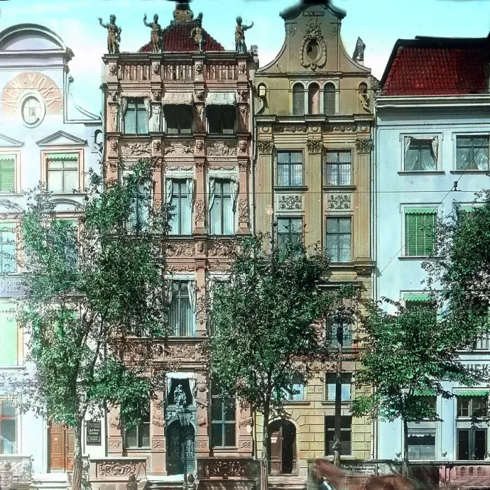 Gerahmter Druck : Das Steffensche Haus in Danzig Gerahmter Druck : Das Steffensche Haus in Danzig