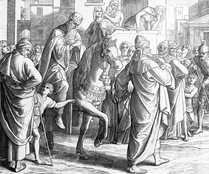 Gerahmter Druck : Das alte Testament
