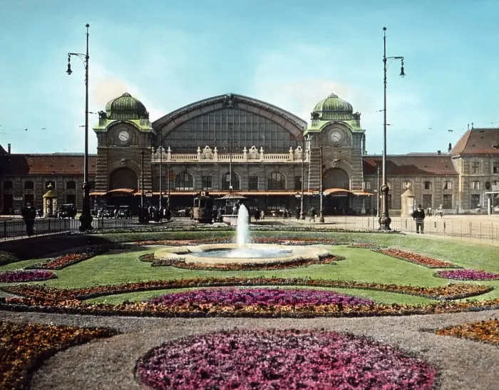 Gerahmter Druck : Simplon Gotthards Bahnhof Gerahmter Druck : Simplon Gotthards Bahnhof