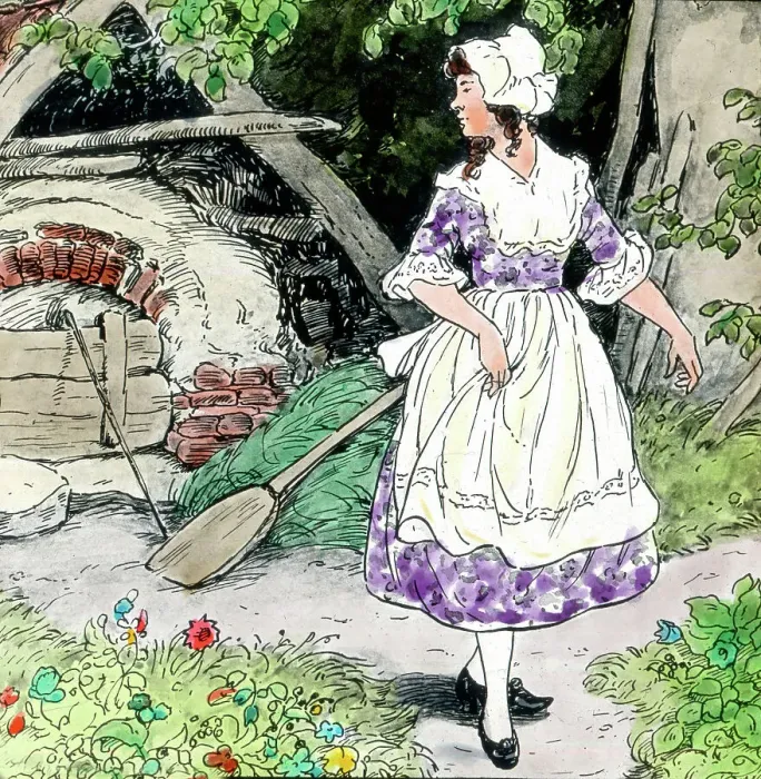 Gerahmter Druck : Zweimal Märchen Gerahmter Druck : Zweimal Märchen