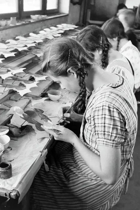 Gerahmter Druck : Helle Kunst in der Eifel