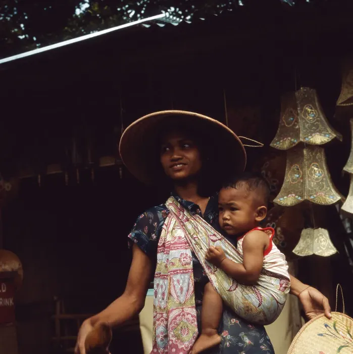 Gerahmter Druck : Java / Indonesien