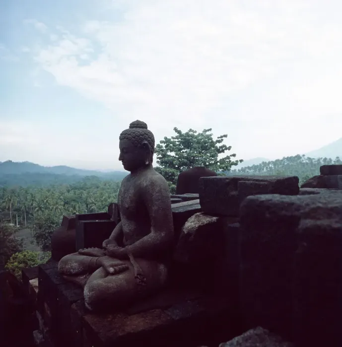 Gerahmter Druck : Indonesien  /  Java