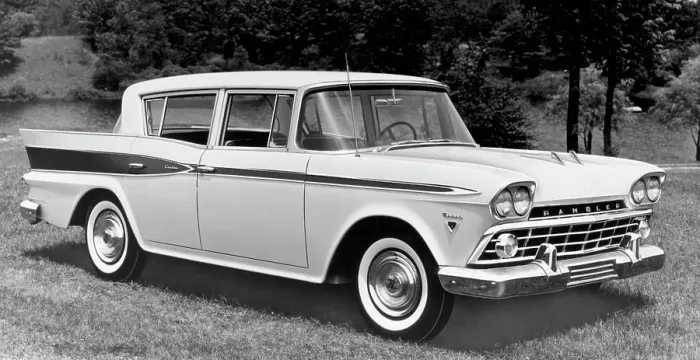 Gerahmter Druck : 1959 AMC Rambler Classic Gerahmter Druck : 1959 AMC Rambler Classic