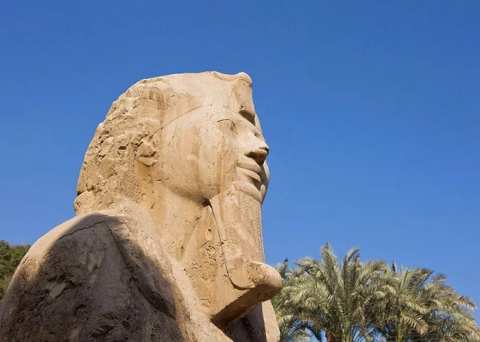 Gerahmter Druck : Die Alabastersphinx, Memphis Ägypten. Gerahmter Druck : Die Alabastersphinx, Memphis Ägypten.